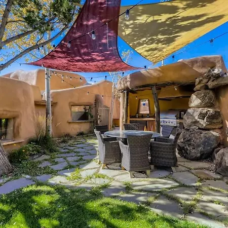 Rare And Striking Handcrafted Sanctuary With Villa Santa Fe