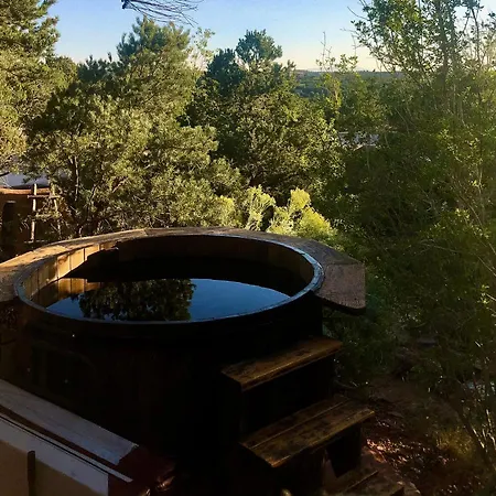 Rare And Striking Handcrafted Sanctuary With Santa Fe