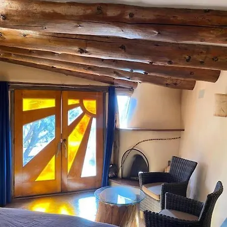 Rare And Striking Handcrafted Sanctuary With * Santa Fe