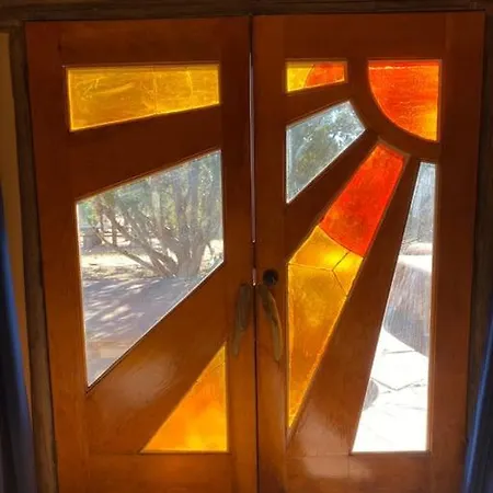 Rare And Striking Handcrafted Sanctuary With Santa Fe